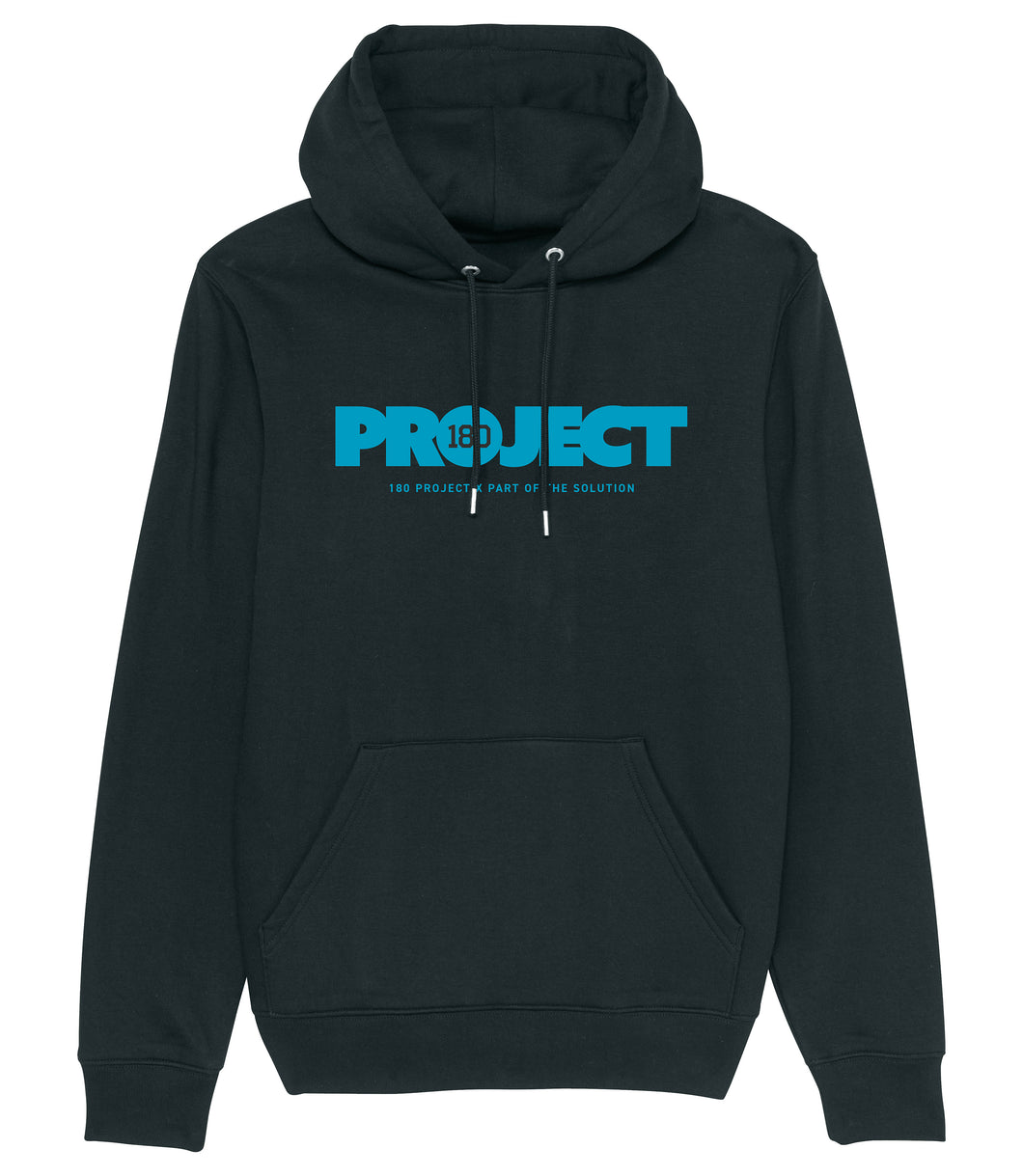 180 Project x POTS Premium Black Hoodie (PRE-ORDER)
