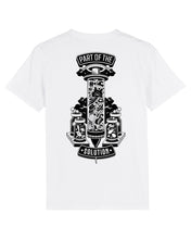 Load image into Gallery viewer, White unisex POTS T Shirt
